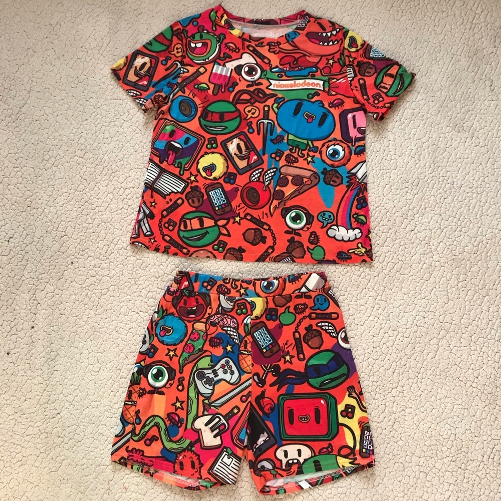 Handmade Teenage Mutant Ninja Turtle Two Piece Set
